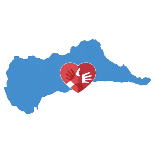 Karte von der Costa del Sol mit dem CaroCare24-Logo Karte von der Costa del Sol mit dem CaroCare24-Logo