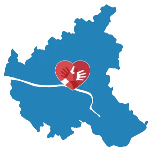 Karte von Hamburg mit dem CaroCare24-Logo Karte von Hamburg mit dem CaroCare24-Logo